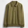 Jersey de cuello alto con cremallera de un cuarto para niños Vintagesoft