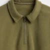 Jersey de cuello alto con cremallera de un cuarto para niños Vintagesoft