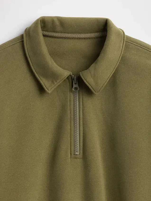 Jersey de cuello alto con cremallera de un cuarto para niños Vintagesoft