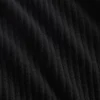 Jersey de cuello alto corto de punto acanalado con punto calado
