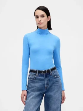 Jersey de cuello alto ultraligero