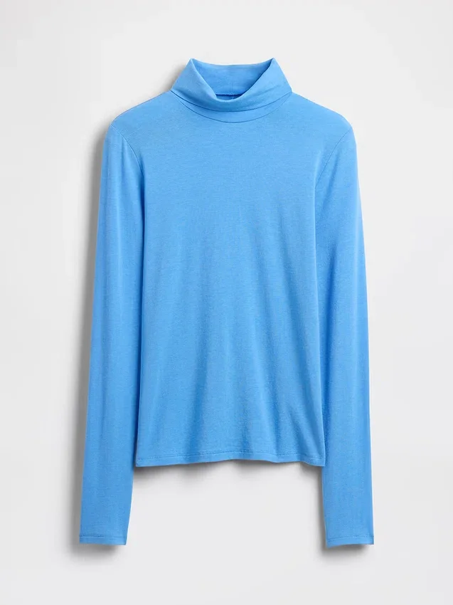 Jersey de cuello alto ultraligero