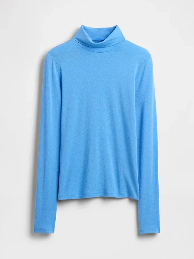 Jersey de cuello alto ultraligero