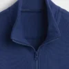 Jersey de felpa Vintagesoft para niño, de corte holgado y media cremallera