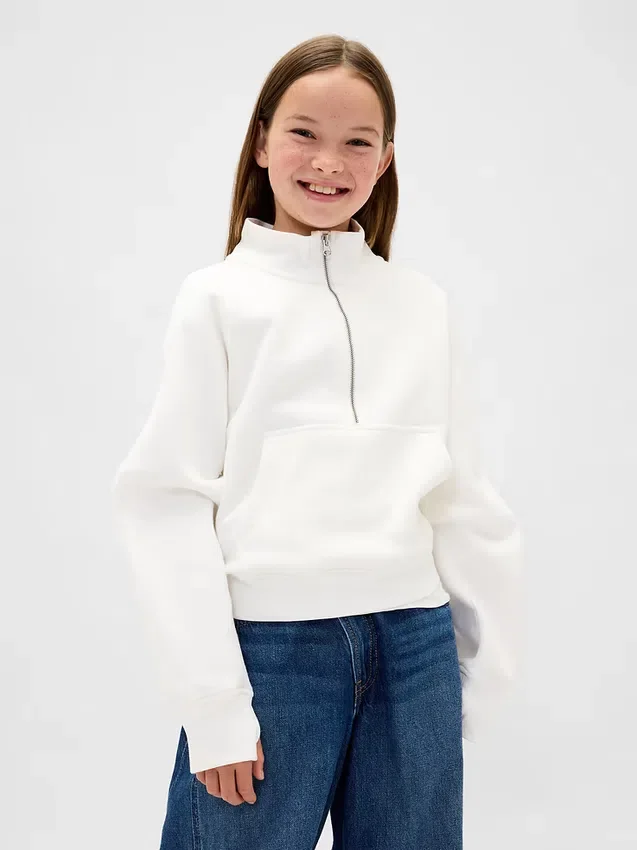 Jersey de media cremallera Vintagesoft para niños