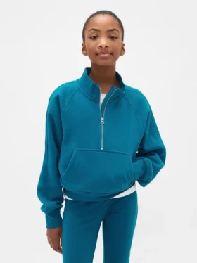Jersey de media cremallera Vintagesoft para niños