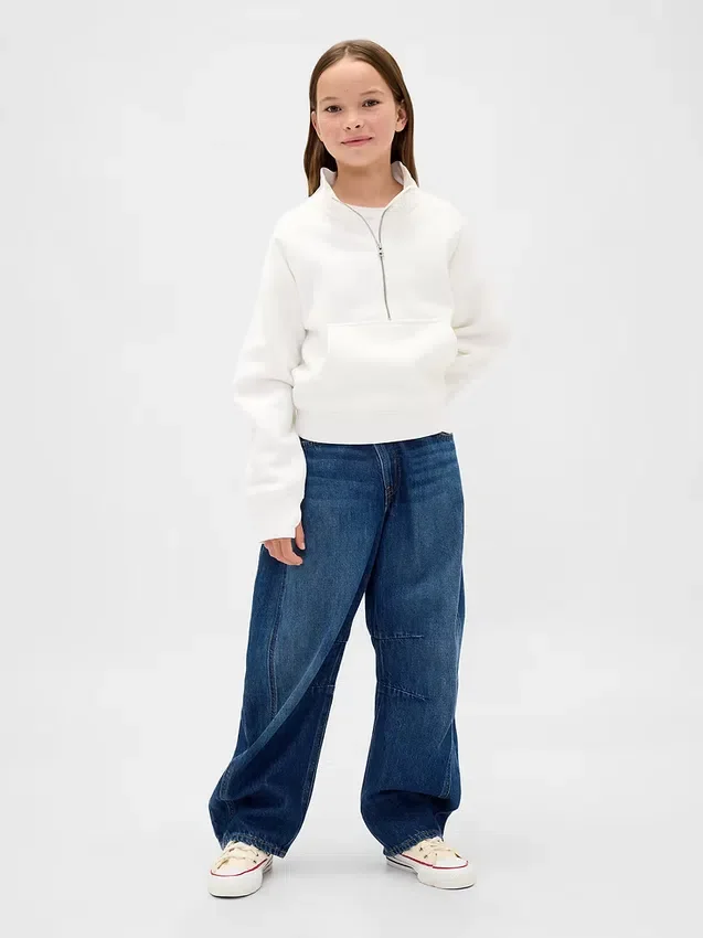 Jersey de media cremallera Vintagesoft para niños