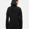 Jersey GapFit acolchado de jacquard con media cremallera
