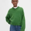 Jersey infantil holgado con cuello en V
