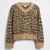 Jersey infantil holgado con cuello en V