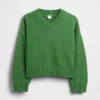 Jersey infantil holgado con cuello en V