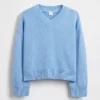 Jersey infantil holgado con cuello en V