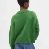 Jersey infantil holgado con cuello en V