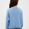 Jersey infantil holgado con cuello en V