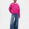 Jersey infantil holgado con cuello en V