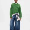 Jersey infantil holgado con cuello en V