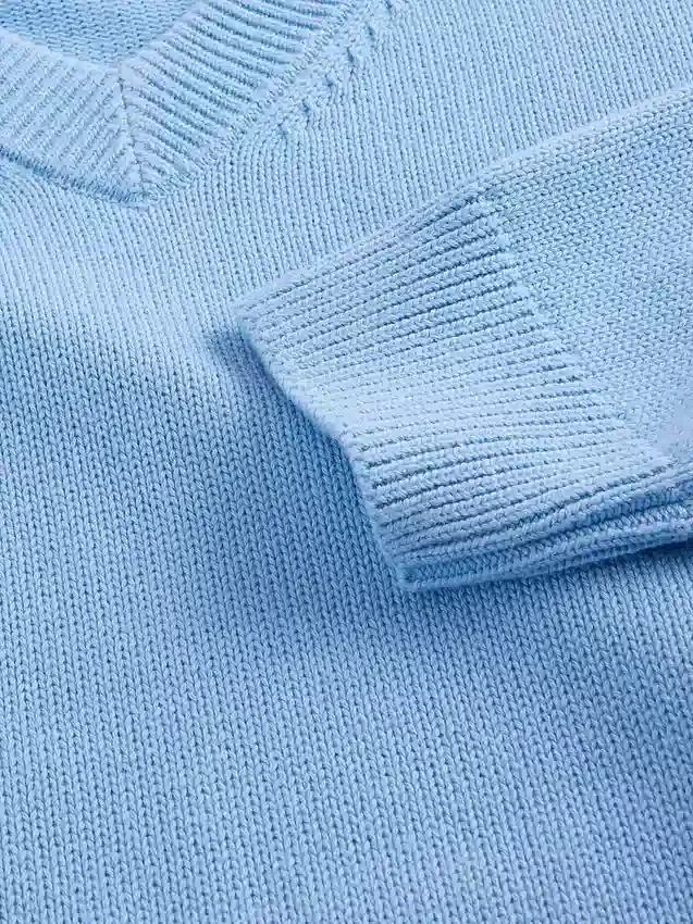 Jersey infantil holgado con cuello en V