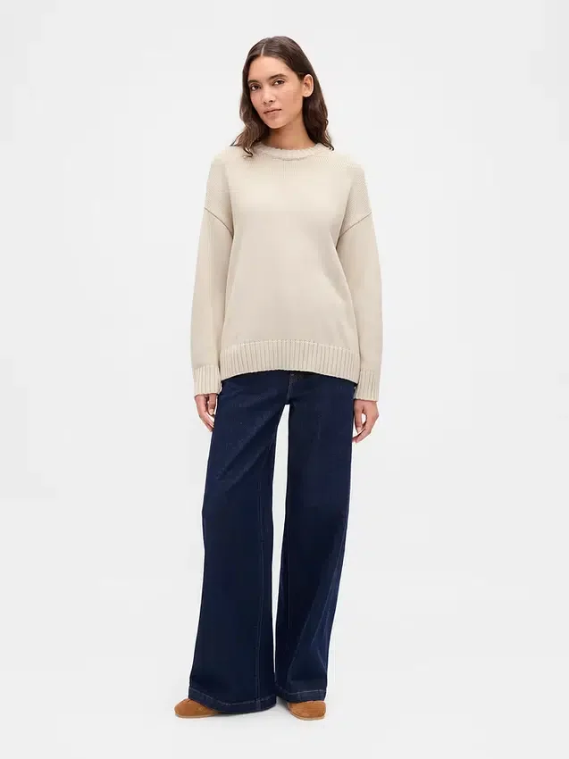 Jersey oversize 100 % algodón
