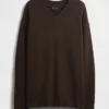 Jersey oversize con cuello en V CashSoft