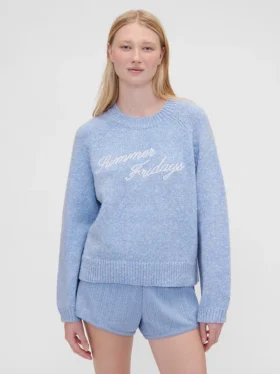 Jersey oversize con logotipo de GAP × Summer Fridays