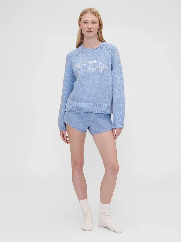 Jersey oversize con logotipo de GAP × Summer Fridays