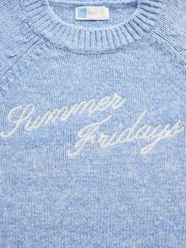 Jersey oversize con logotipo de GAP × Summer Fridays