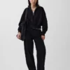Jersey oversize con media cremallera y cuello en cuña Vintagesoft