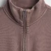 Jersey oversize con media cremallera y cuello en cuña Vintagesoft