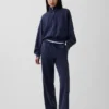 Jersey oversize con media cremallera y cuello en cuña Vintagesoft