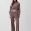 Jersey oversize con media cremallera y cuello en cuña Vintagesoft