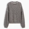 Jersey oversize de cuello alto 100 % algodón