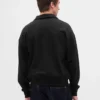 Jersey oversize de peso grueso con cremallera de un cuarto para adulto