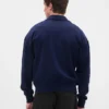 Jersey oversize de peso grueso con cremallera de un cuarto para adulto