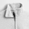 Jersey oversize de peso grueso con cremallera de un cuarto para adulto