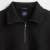 Jersey oversize de peso grueso con cremallera de un cuarto para adulto