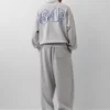 Jersey oversize de punto grueso con cremallera de un cuarto de GAP × Awake Ny