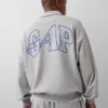Jersey oversize de punto grueso con cremallera de un cuarto de GAP × Awake Ny