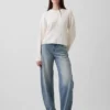 Jersey oversize de punto trenzado CashSoft
