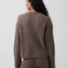 Jersey oversize de punto trenzado CashSoft