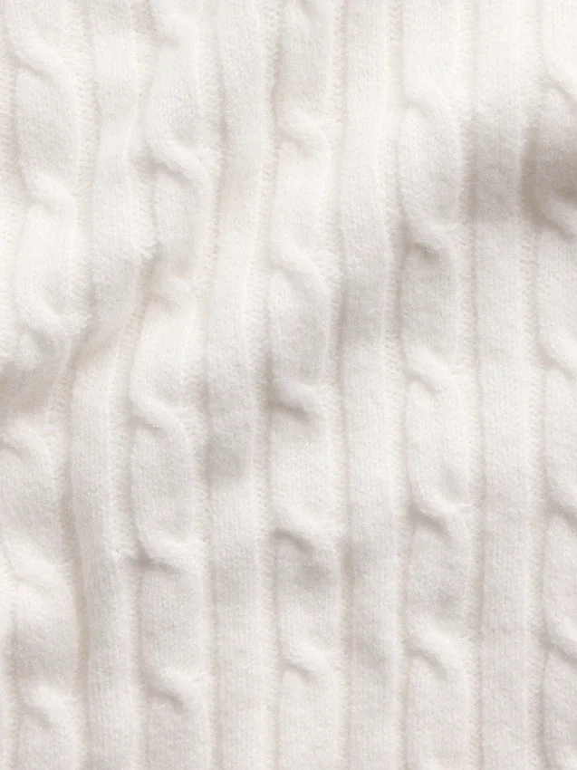 Jersey oversize de punto trenzado CashSoft