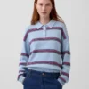 Jersey polo holgado 100 % algodón