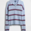 Jersey polo holgado 100 % algodón
