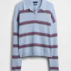 Jersey polo holgado 100 % algodón