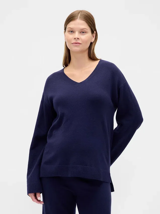 Jersey premamá CashSoft con cuello en V