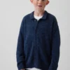 Jersey tipo polo holgado para niño