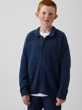 Jersey tipo polo holgado para niño