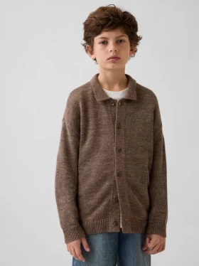 Jersey tipo polo holgado para niño