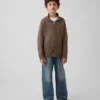 Jersey tipo polo holgado para niño