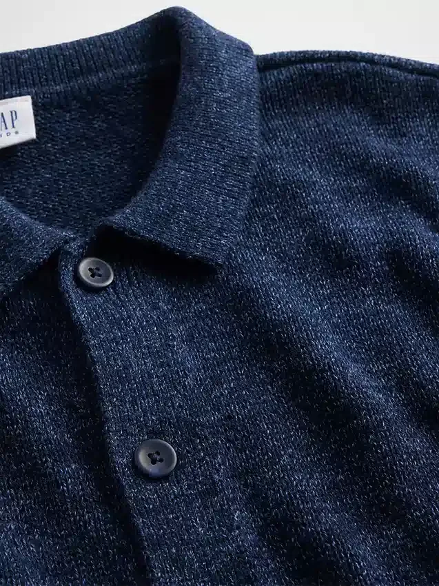 Jersey tipo polo holgado para niño