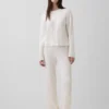 Jersey oversize de punto trenzado CashSoft
